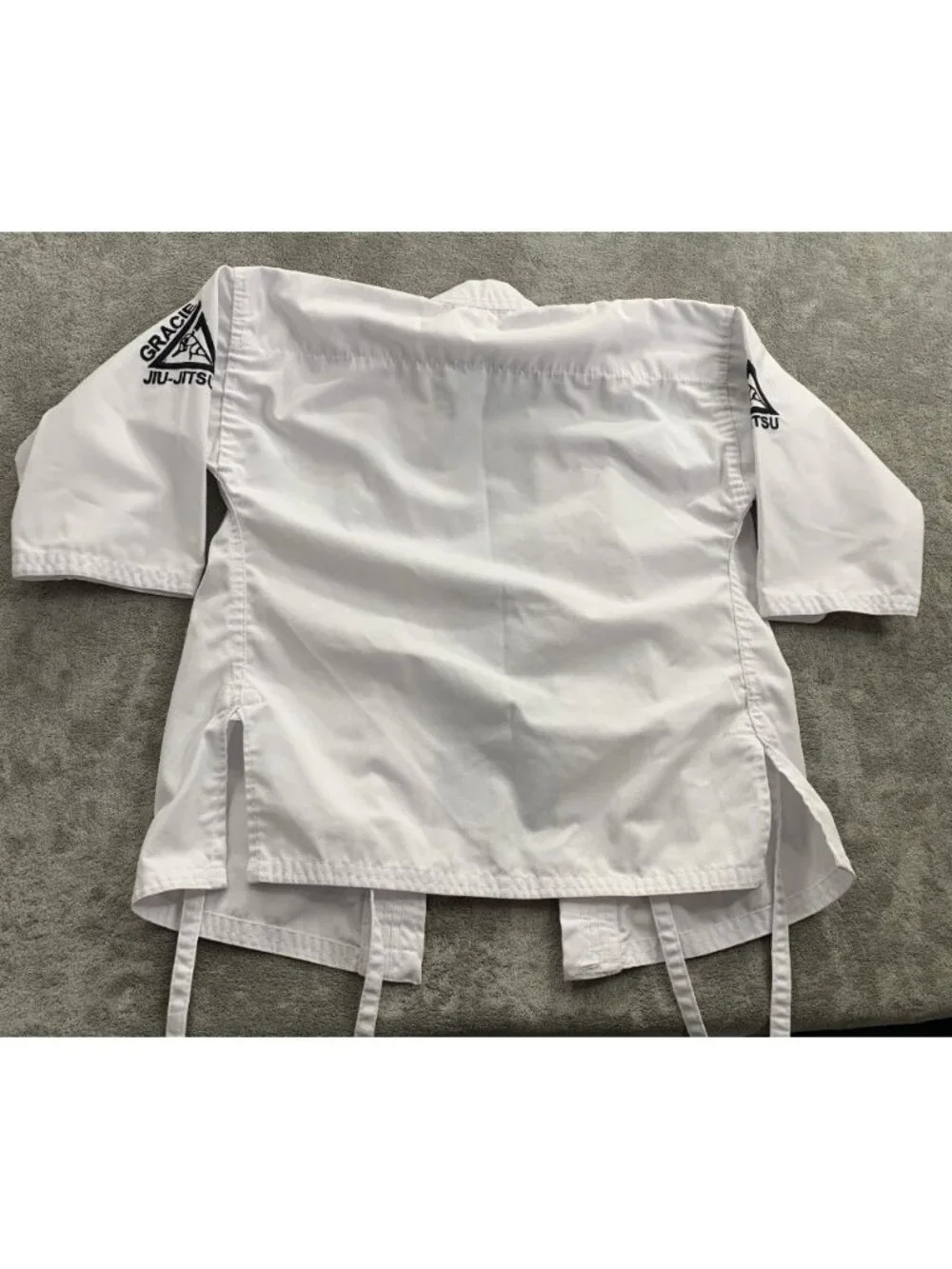 Gracie Jiu-Jitsu Classic Gi Size 00/120 (Kids 4-7) White BJJ MMA Kimono Training